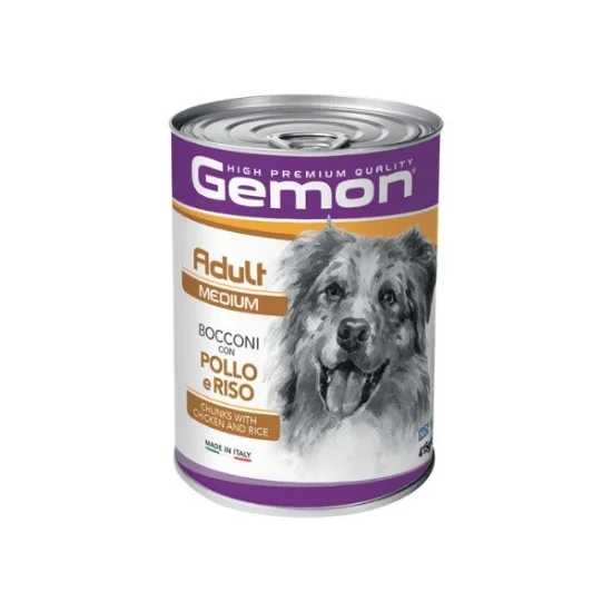 Консерви за куче Gemon Gemon Adult- консерви за куче с пиле и ориз