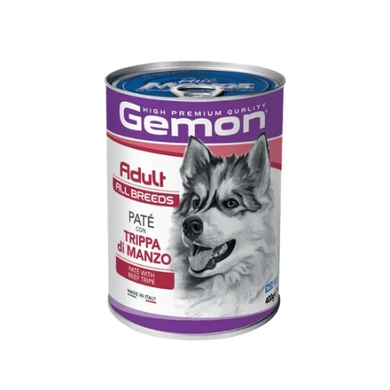 Консерви за куче Gemon Gemon Adult- консерви за куче- пастет с телешко шкембе