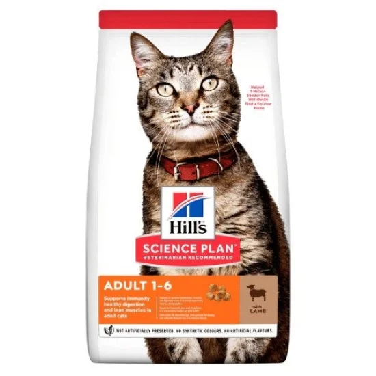 Храна за котка Hills Hills SP Adult- храна за котки с агне