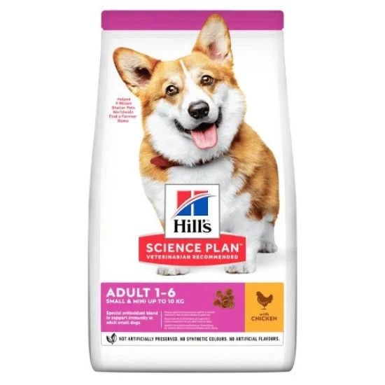 Храна за куче Hills Hills SP Adult Mini- за малки породи със пиле