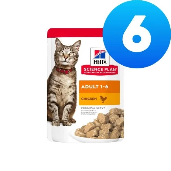 Консерви за котка Hills Hills SP Favourite Selection- пауч за котки в сос