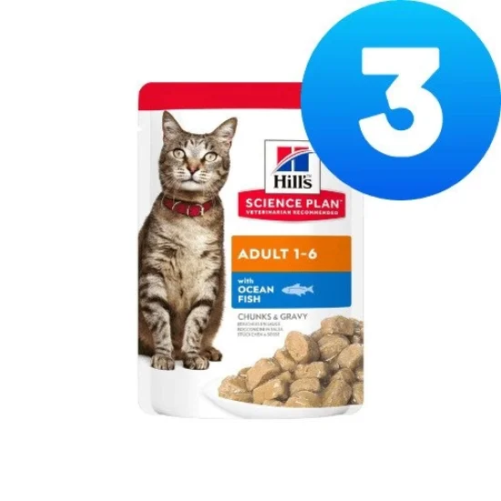 Консерви за котка Hills Hills SP Favourite Selection- пауч за котки в сос