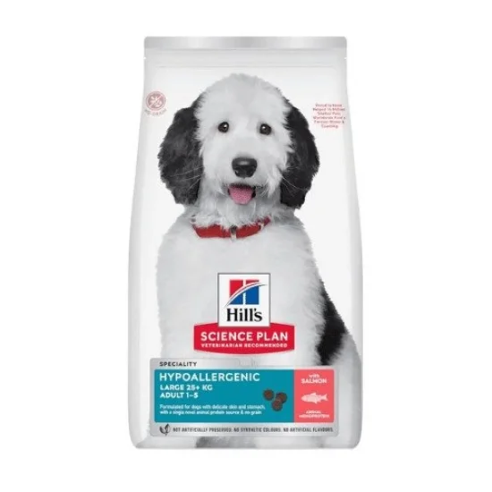 Храна за куче Hills Hills SP Hypoallergenic Large- за големи породи, със сьомга, 12 кг