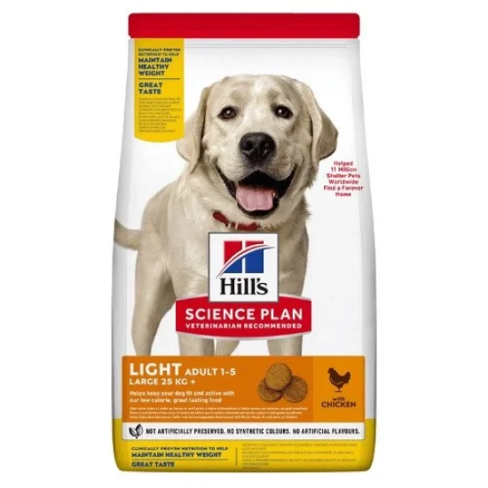 Храна за куче Hills Hills SP Light Large- за едри породи с пиле, 14 кг