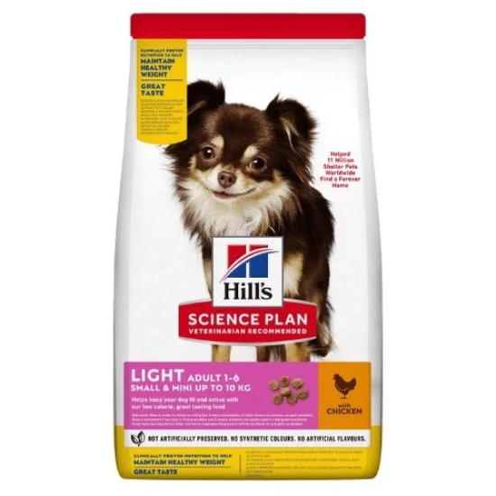 Храна за куче Hills Hills SP Light Small Mini- за малки породи със пиле