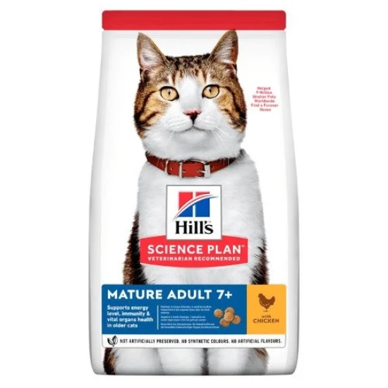 Храна за котка Hills Hills SP Mature 7+- храна за котки с пиле