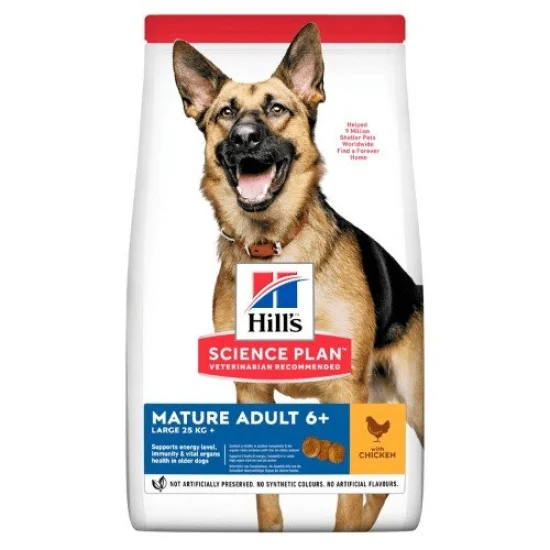 Hills SP Mature Large- за едри породи с пиле, 14 кг