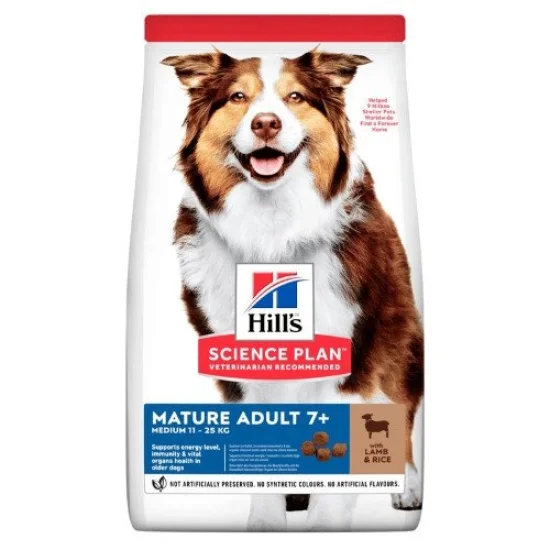 Hills SP Mature Medium- за средни породи с агне, 14 кг