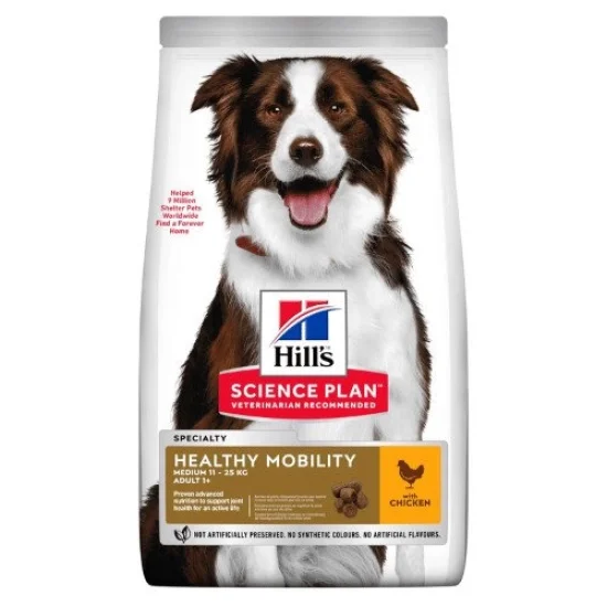 Храна за куче Hills Hills SP Mobility Medium- за средни породи с пиле, 14 кг