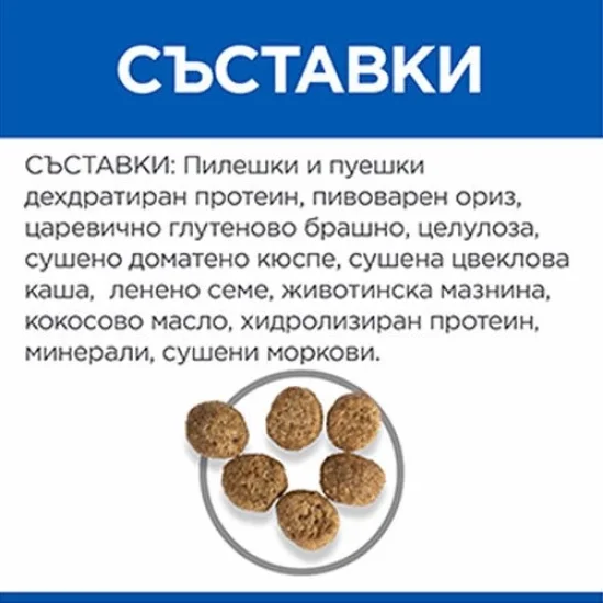 Храна за котка Hills Hills SP Perfect Weight- храна за котки с пиле- 1.5кг