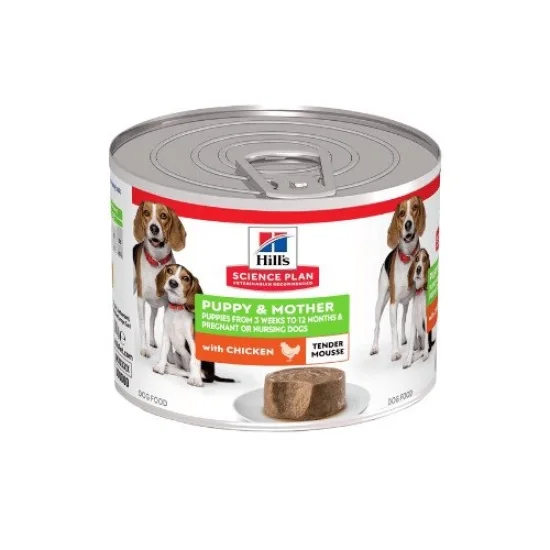 Консерви за куче Hills Hills SP Puppy Mother Mousse- консерви за куче с пиле- мус