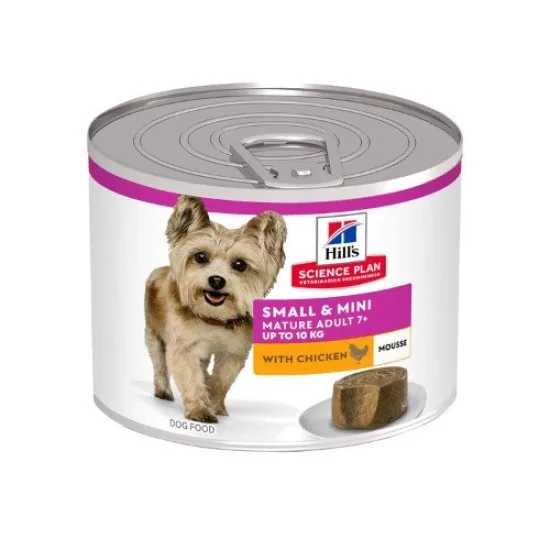 Консерви за куче Hills Hills SP Small Mini Mature 7+- консерви за куче с пиле- мус