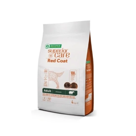 Natures Protection Храна за кучета с червена козина Natures Protection Red coat All Breads Lamb-за червена козина, за всички породи, с агне, 10.00кг