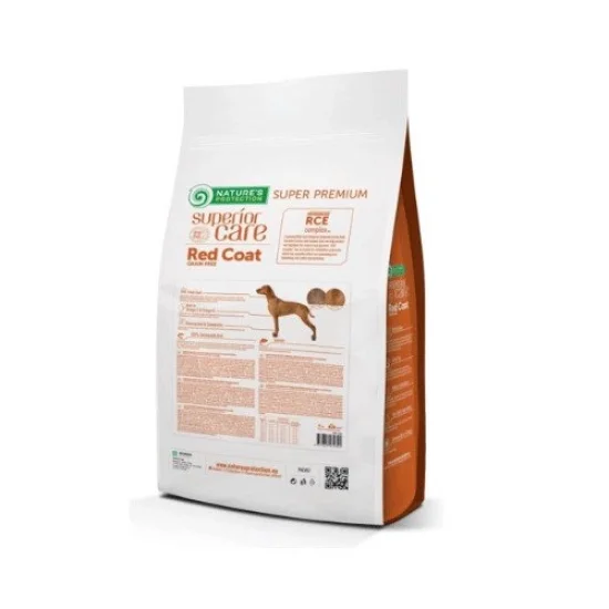 Natures Protection Храна за кучета с червена козина Natures Protection Red coat All Breads Lamb-за червена козина, за всички породи, с агне, 10.00кг