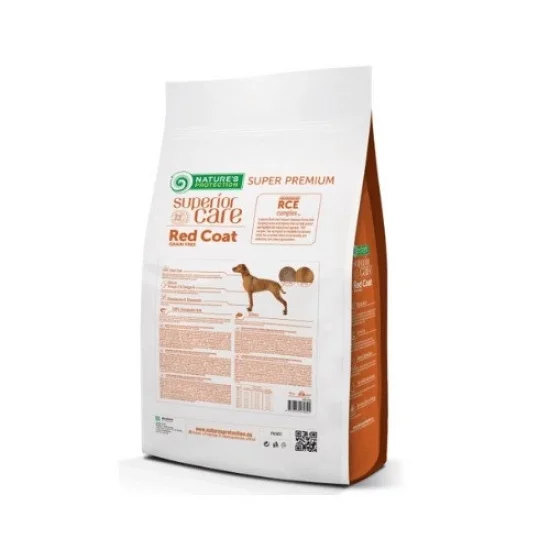 Natures Protection Храна за кучета с червена козина Natures Protection Red coat All Breads Salmon-за червена козина, за всички породи, със сьомга, 10.00кг