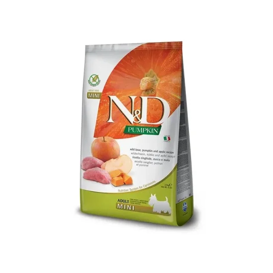 Храна за куче ND Pumpkin ND Pumpkin Adult Mini- храна за куче с глиган тиква и ябълки