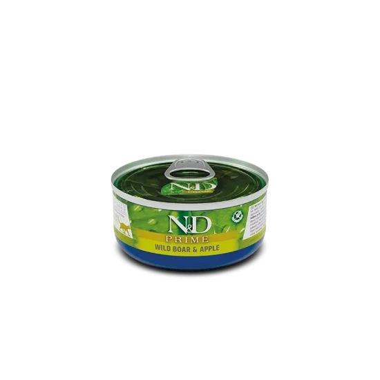 ND Prime Adult- консерви за котка с глиган и ябълка, 70 гр