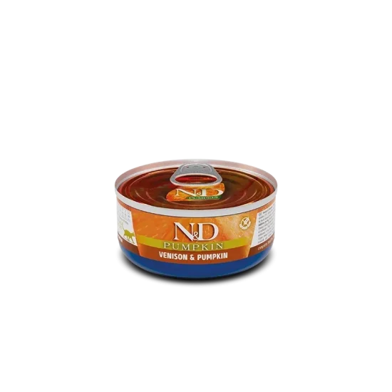 ND Pumpkin- консерви за котка с елен и тиква, 70 гр