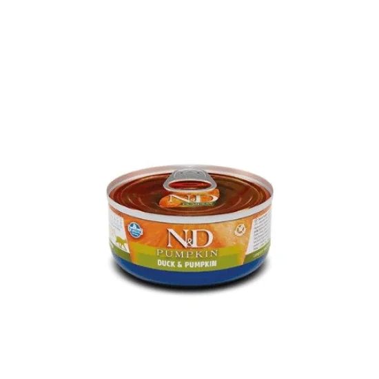 ND Pumpkin- консерви за котка с патешко и тиква, 70 гр