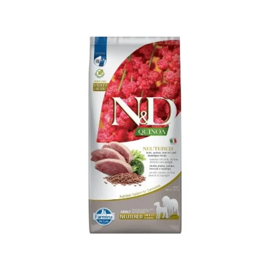 Храна за куче ND Quinoa ND Quinoa Neutered Medium Maxi- храна за куче с патица и киноа, 12 кг