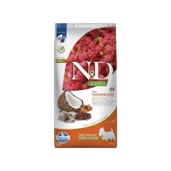 ND Quinoa Skin Coat Mini- храна за куче с херинга и киноа