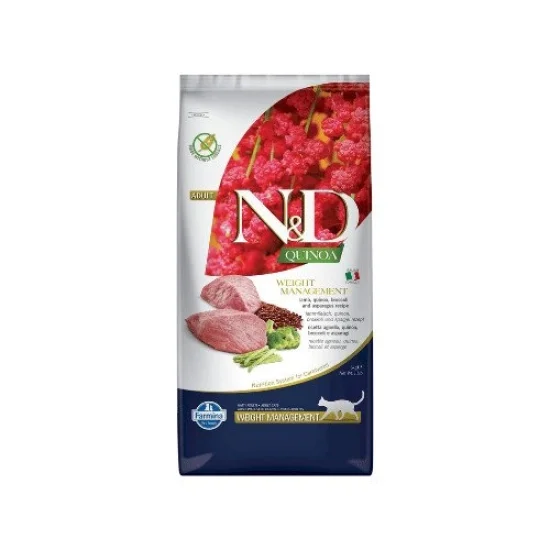 Храна за котка ND Quinoa ND Quinoa Weight Management- храна за котка с агне и киноа