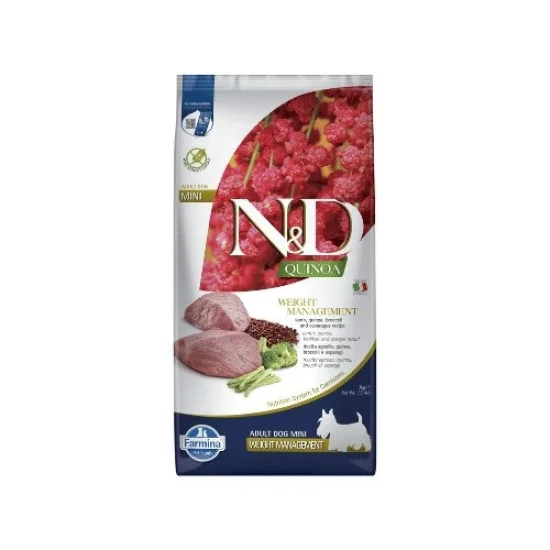 Храна за куче ND Quinoa ND Quinoa Weight Management Mini- храна за куче с агне и киноа