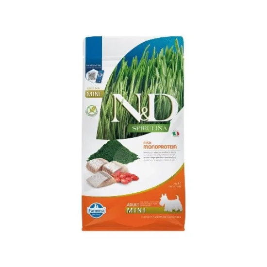 Храна за куче ND Spirulina ND Spirulina Mini Adult- суха храна за кучета с херинга и спирулина