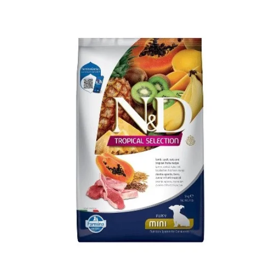 ND Tropical Puppy Mini- храна за куче със агне