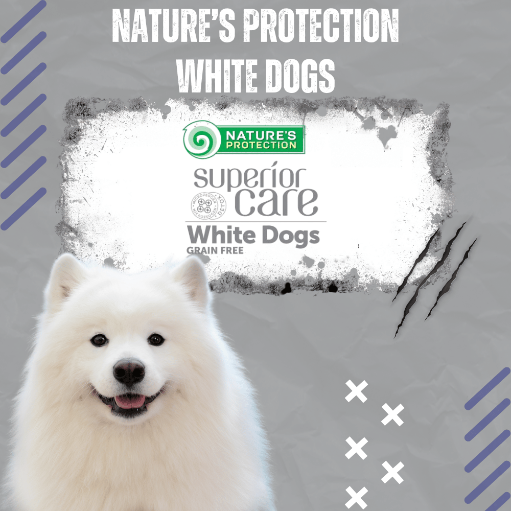 Natures Protection Храна за кучета с бяла козина