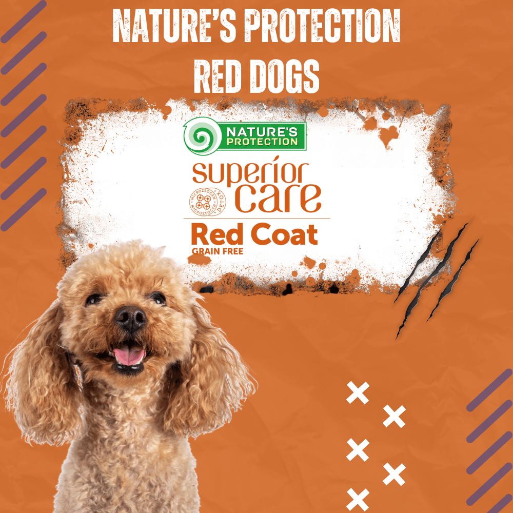 Natures Protection Храна за кучета с червена козина